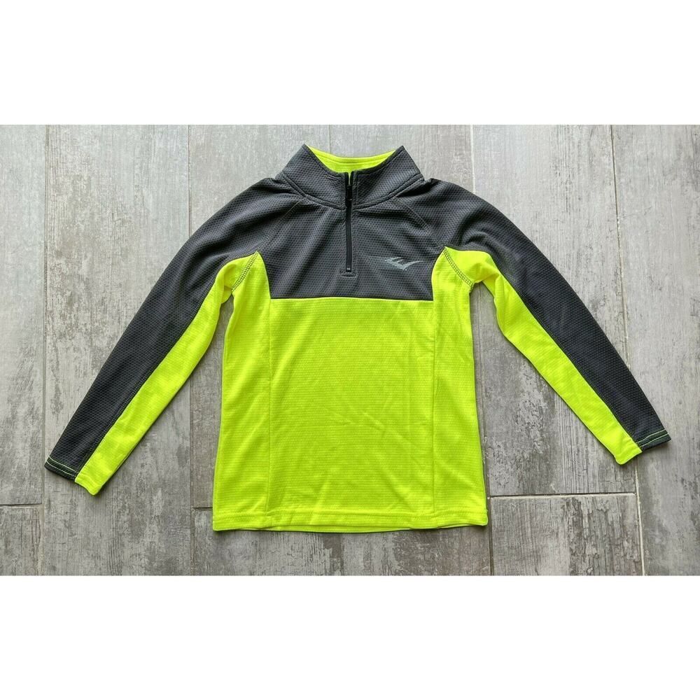 EVERLAST Boys Pullover Mesh Lightweight Athletic Workout Sports Shirt Yellow M